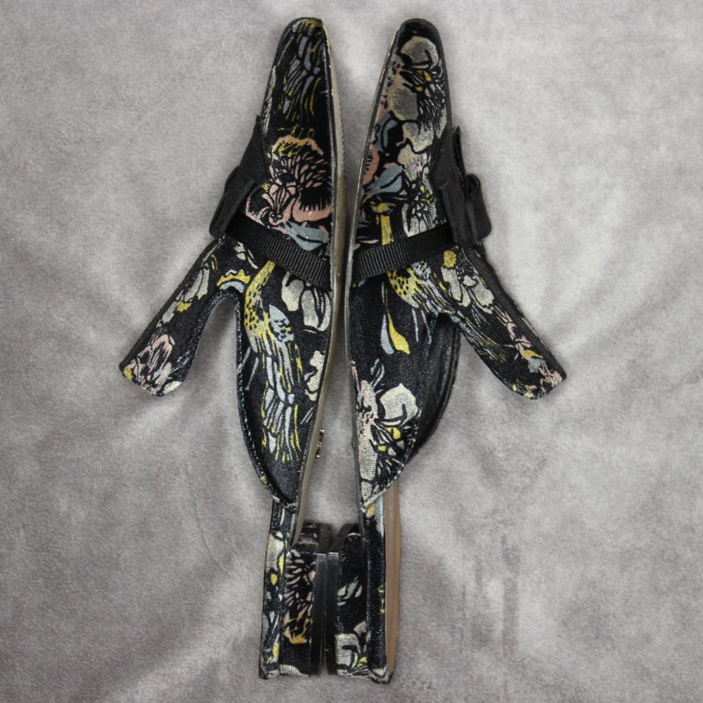 Nanette Lepore Allegra Bow Velvet Mule Slide Sz 7 - Picture 5 of 10
